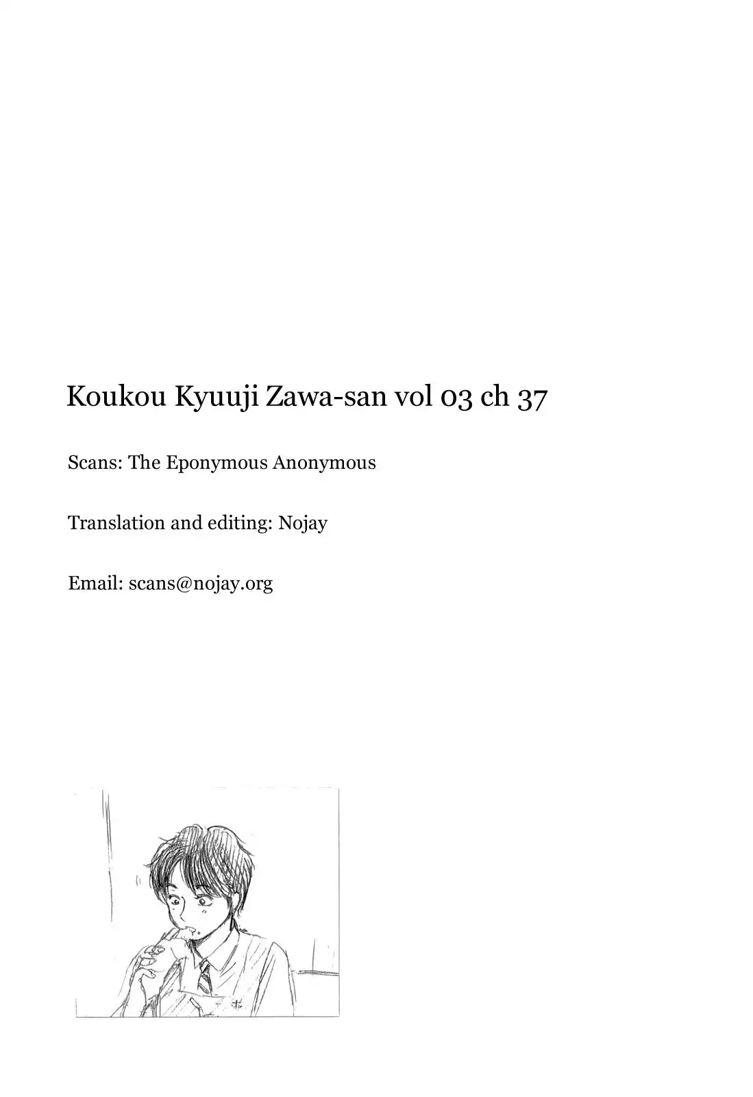 Koukou Kyuuji Zawa-san Chapter 37 13